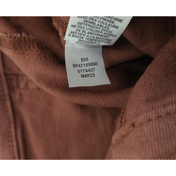 BP Bootcut Pants Low Rise Flap Pockets Stretch Button Fly Women 23 Rust - Picture 10 of 14